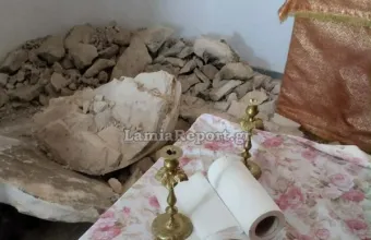 Βανδαλισμός σε εκκλησία στη Φθιώτιδα