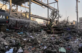 Κατεστραμμένο κτίριο Ιράν