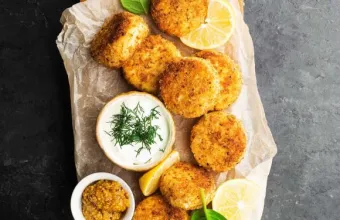 Κεφτεδάκια μπακαλιάρου πανέ