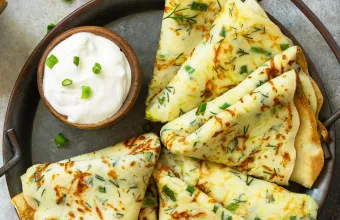 Αλμυρές κρέπες με κολοκύθι