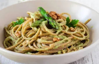 Τι να μαγειρέψω σήμερα Δευτέρα; Σπαγγέτι με σπαράγγια, καρύδια και σάλτσα μαϊντανού - Το μενού της εβδομάδας (30/3-5/4)