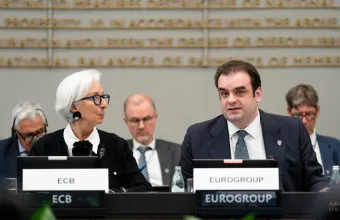 Ο Κυριάκος Πιερρακάκης στη συνεδρίαση της G7