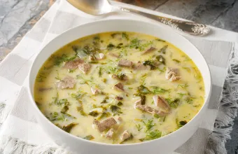 Κλασική μαγειρίτσα αυγολέμονο