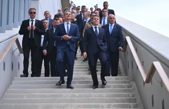 Μητσοτάκης με Μακρόν