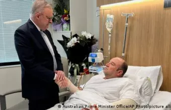 Επίσκεψη σε τραυματία ήρωα