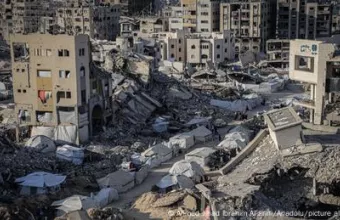 Κατεστραμμένη πόλη Γάζας