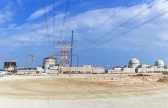 Barakah nuclear power plant in Abu Dhabi's Western desert.