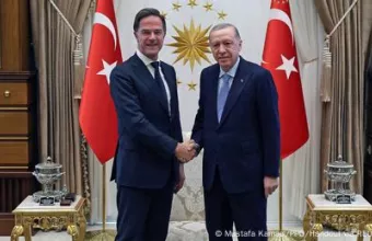 Ρούτε και Ερντογάν χειραψία συνάντηση