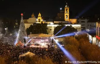 Εορτασμοί Χριστουγέννων στη Βηθλεέμ