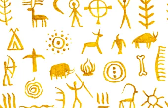 Ζώα σε τοιχογραφία