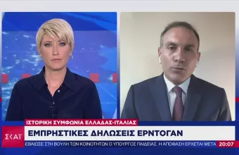 Φίλης στον ΣΚΑΪ: Γιατί είναι σημαντική η συμφωνία μιας ΑΟΖ με Αίγυπτο και χωρίς το Καστελόριζο 