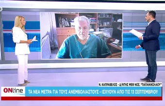 Καπραβέλος-ΣΚΑΪ: Έρχεται 4ο σφοδρότατο κύμα για νοσοκομεία και ΜΕΘ-Θα θρηνήσουμε πολλά θύματα