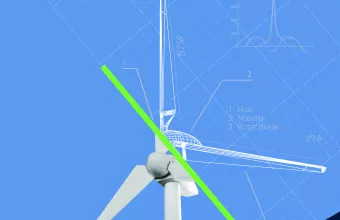 Ανεμογεννήτρια και σχεδιάγραμμα