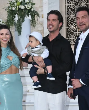 Νίκος Οικονομόπουλος βαφτιστήρι