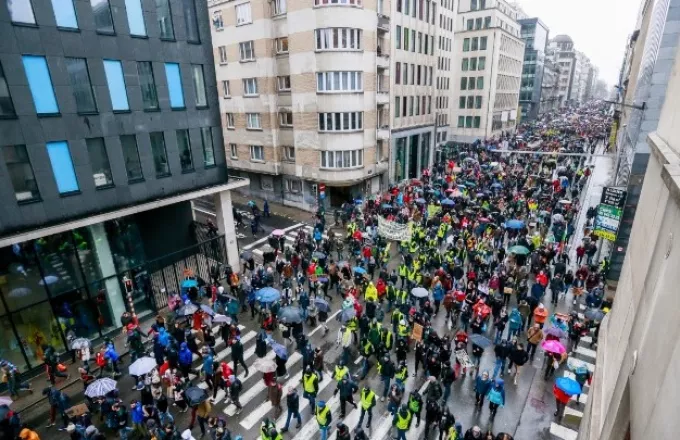 Βέλγιο: Περί τους 70.000 πολίτες διαδήλωσαν για το περιβάλλον