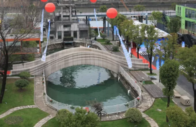 Σαγκάη: Έτοιμη η μεγαλύτερη γέφυρα του κόσμου από 3D εκτυπωτή 