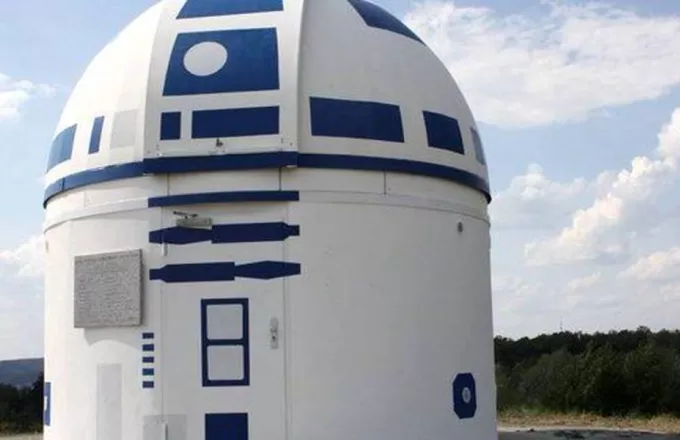 Φανατικός οπαδός του Star Wars μεταμφίεσε αστεροσκοπείο σε... R2-D2  