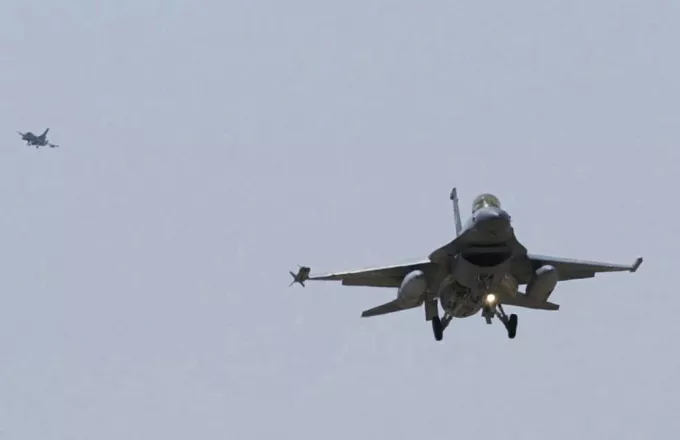 Πέντε υπερπτήσεις τουρκικών F-16 πάνω από ελληνικά νησιά μέσα σε εννέα λεπτά 
