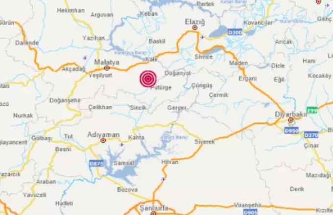 Ισχυρός σεισμός 5 βαθμών Ρίχτερ στην Τουρκία
