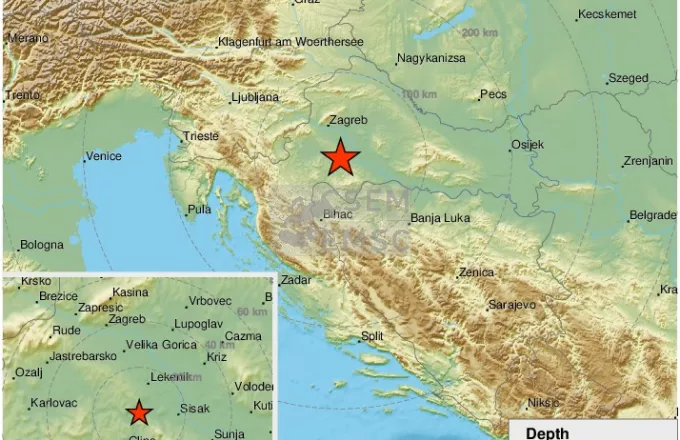 Iσχυρή σεισμική δόνηση στην Κροατία
