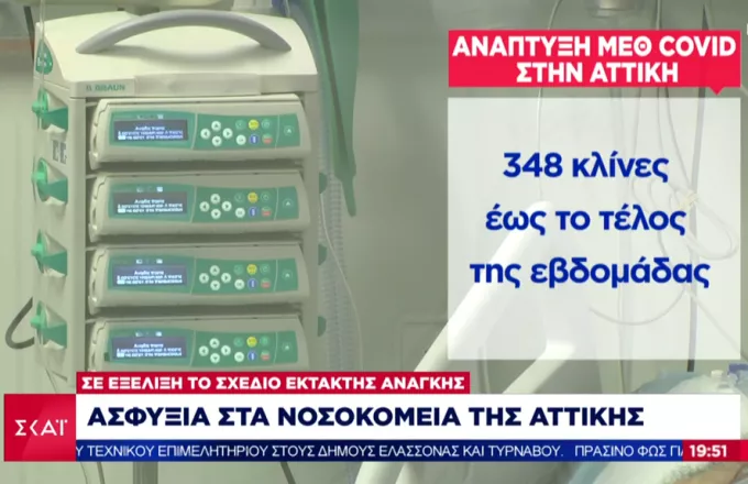 «Ασφυξία» στα νοσοκομεία της Αττικής - Προβληματίζει η αύξηση των εισαγωγών
