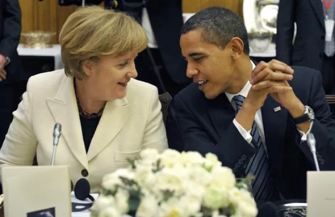 Μέρκελ για Ομπάμα: Χαίρομαι για τη συνέχιση της συνεργασίας