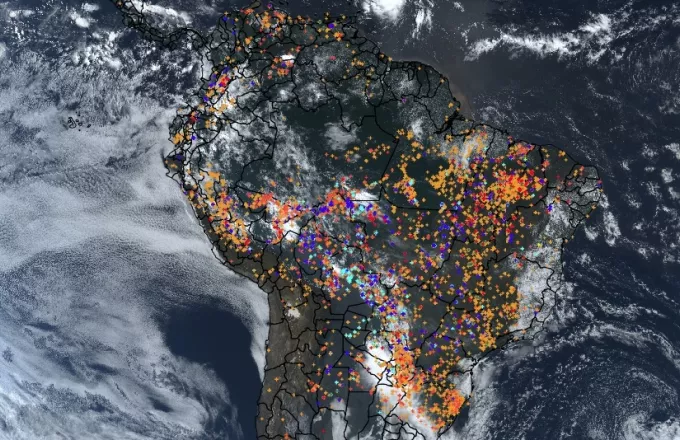 Ανάλυση ΣΚΑΪ: Ρεκόρ 9ετίας στις φωτιές στον Αμαζόνιο