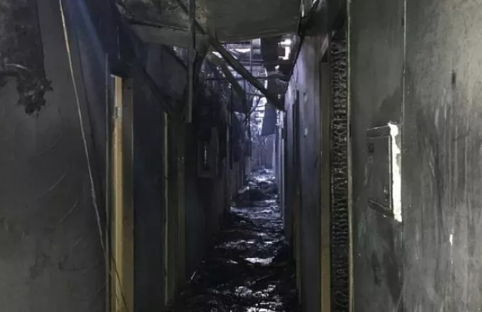 Ουκρανία: Κόλαση φωτιάς σε ξενοδοχείο με 8 νεκρούς