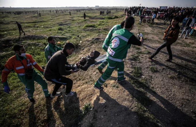 Γάζα: 2 νεκροί και 55 τραυματίες από πυρά Ισραηλινών