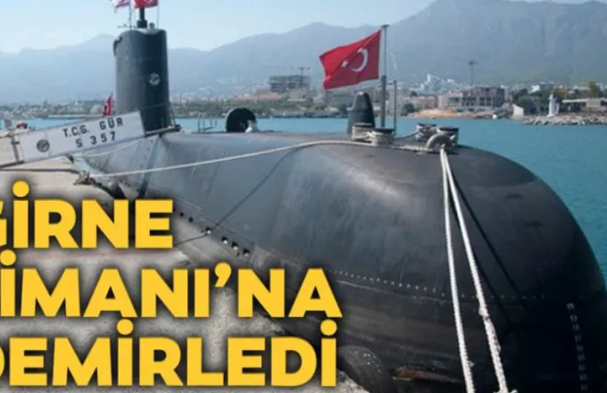 Στην Κερύνεια το τουρκικό υποβρύχιο Gur S-357 – «Προστάτης» του Γιαβούζ;