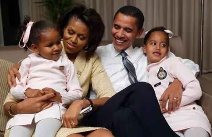 Η οικογένεια Ομπάμα εμβολιάζεται 