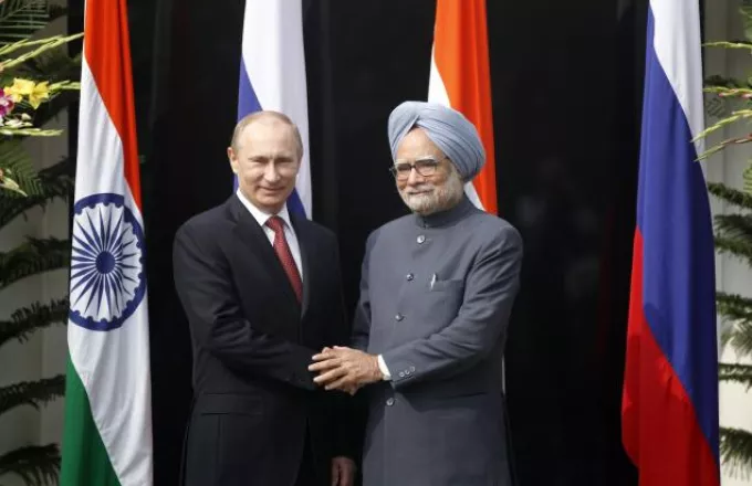 Στην Ινδία ο Πούτιν με σκοπό την ενίσχυση των εμπορικών συναλλαγών