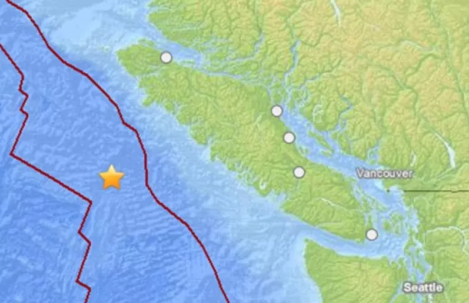 Καναδάς: Σεισμός 6,3 Ρίχτερ στο Βανκούβερ 