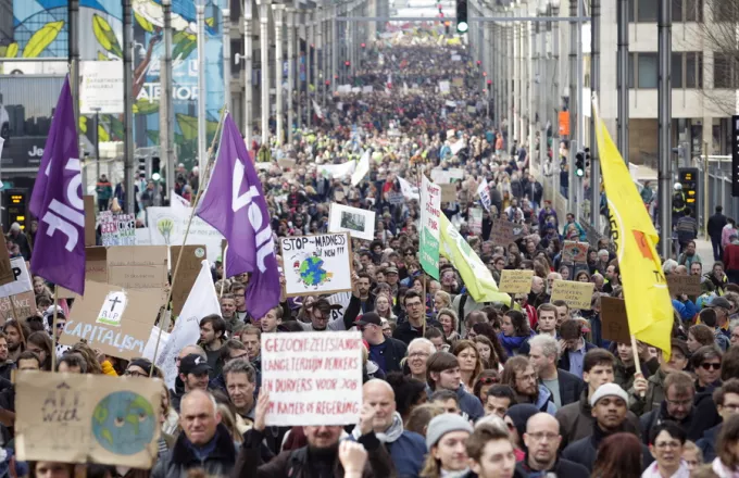  Μεγάλη διαδήλωση για το κλίμα στο Βέλγιο