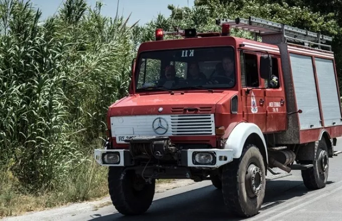 Κρήτη: Πυρκαγιά στην περιοχή Μύρτος Ιεράπετρας 