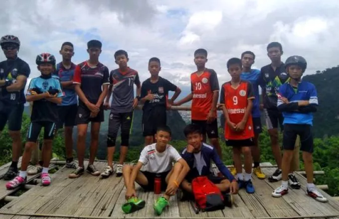 Βρέθηκαν ζωντανά τα 12 αγόρια που αγνοούνταν στην Ταϊλάνδη για εννέα μέρες
