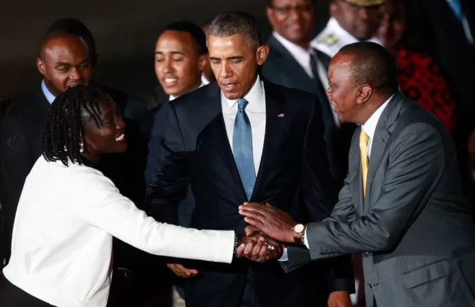 Στην Κένια βρίσκεται από την Κυριακή ο Μπαράκ Ομπάμα ( Bίντεο )