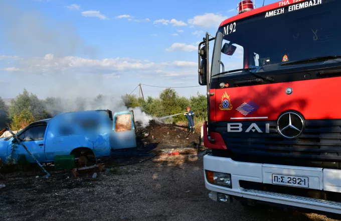 Κρήτη: Υπό μερικό έλεγχο η πυρκαγιά στην περιοχή Κορακοβούνι Ηρακλείου