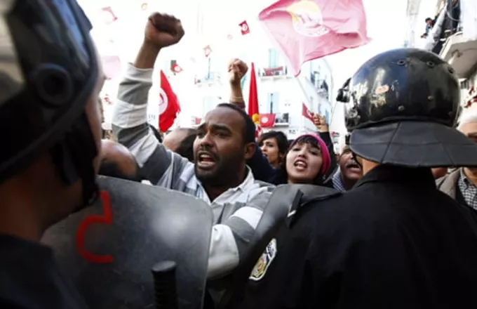 Τυνησία: Δεκάδες τραυματίες στις χθεσινές διαδηλώσεις - 206 συλλήψεις