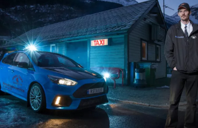 Ένα Ford Focus RS... σε ρόλο ταξί (video)