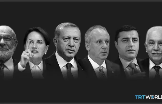 Οι έξι υποψήφιοι των τουρκικών προεδρικών εκλογών