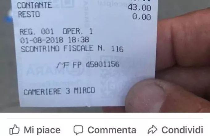 Χιλιανός τουρίστας πλήρωσε 43 ευρώ για δύο καφέδες και δύο νερά