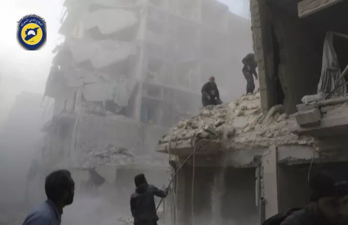 Syrian Civil Defense White Helmets via AP