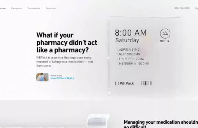 Η Amazon «ταρακουνά» τη φαρμακευτική αγορά – εξαγόρασε το Οnline φαρμακείο της PillPack