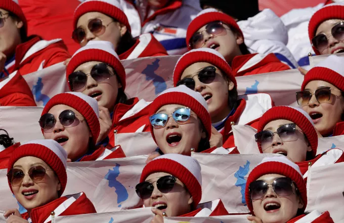 Υψηλόβαθμη αντιπροσωπεία της Βόρειας Κορέας στην τελετή λήξης των Αγώνων