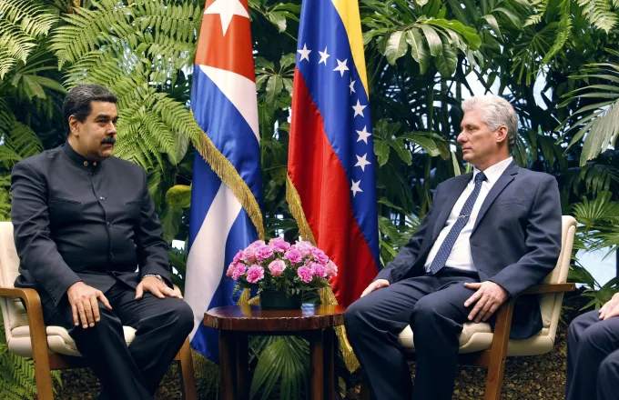 Τον νέο πρόεδρο της Κούβας στην Αβάνα επισκέφθηκε ο Μαδούρο