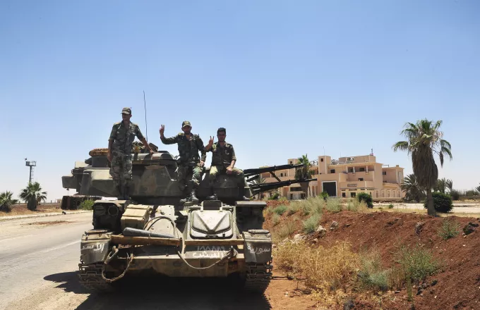 Την ανακατάληψη της πόλης Ντεράα κατάφερε χθες ο συριακός στρατός