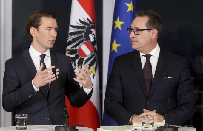 Αυστρία: Στην ακροδεξιά τα υπουργεία Εξωτερικών, Εσωτερικών και Άμυνας