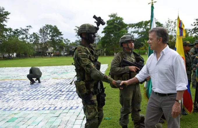 Κολομβία: Κατάσχεση τριών τόνων κοκαΐνης