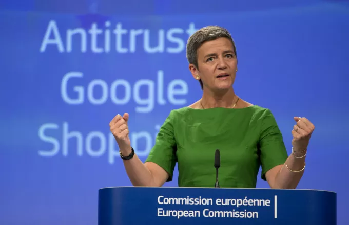 Bloomberg:Πρόστιμο - μαμούθ ύψους 4,3 δισ. ευρώ θα επιβάλει η ΕΕ στη Google